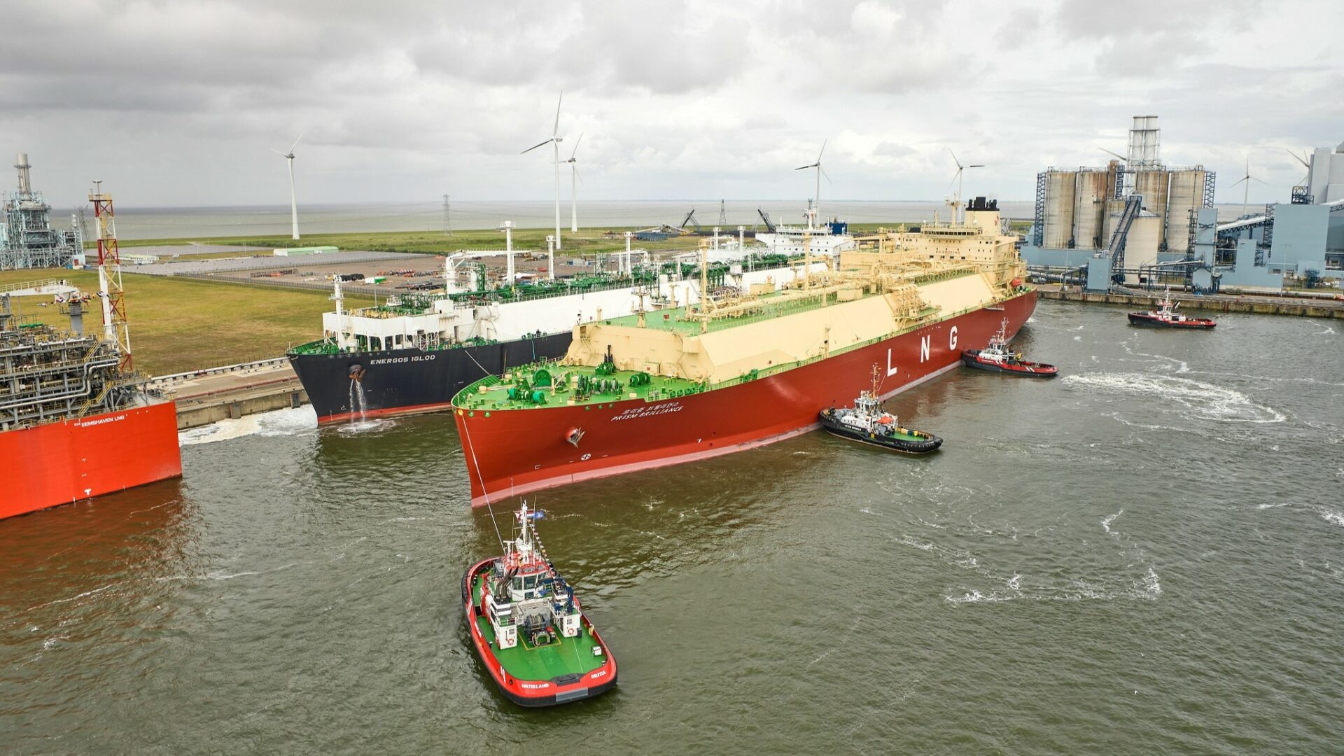 Tanker se zkapalněným plynem. Ilustrační foto: Skupina ČEZ