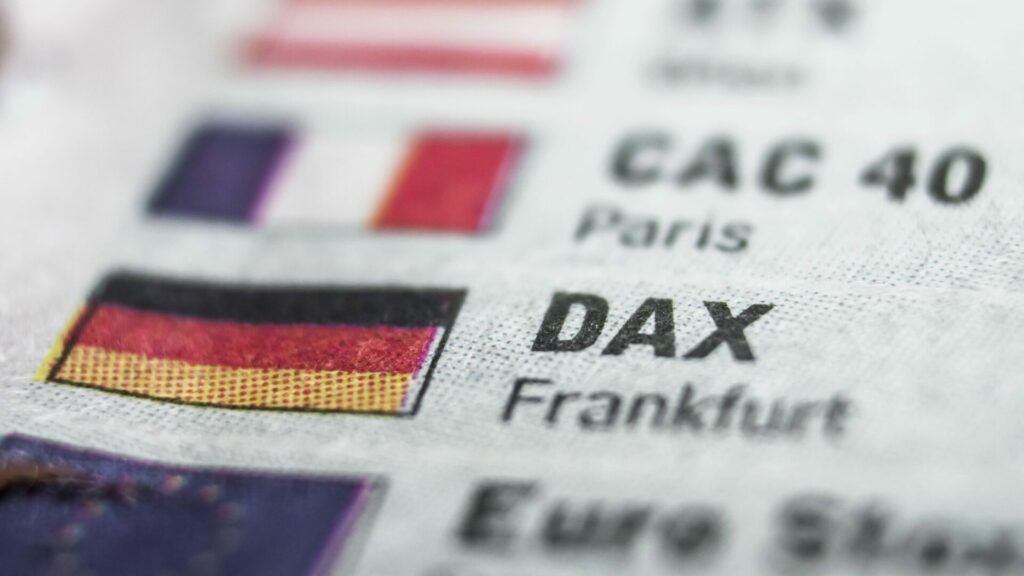 DAX 40 je německý benchmarkový akciový index, zahrnující 40 největších a nejlikvidnějších německých firem obchodovaných na Frankfurtské burze. Ilustrační foto: Depositphotos.com