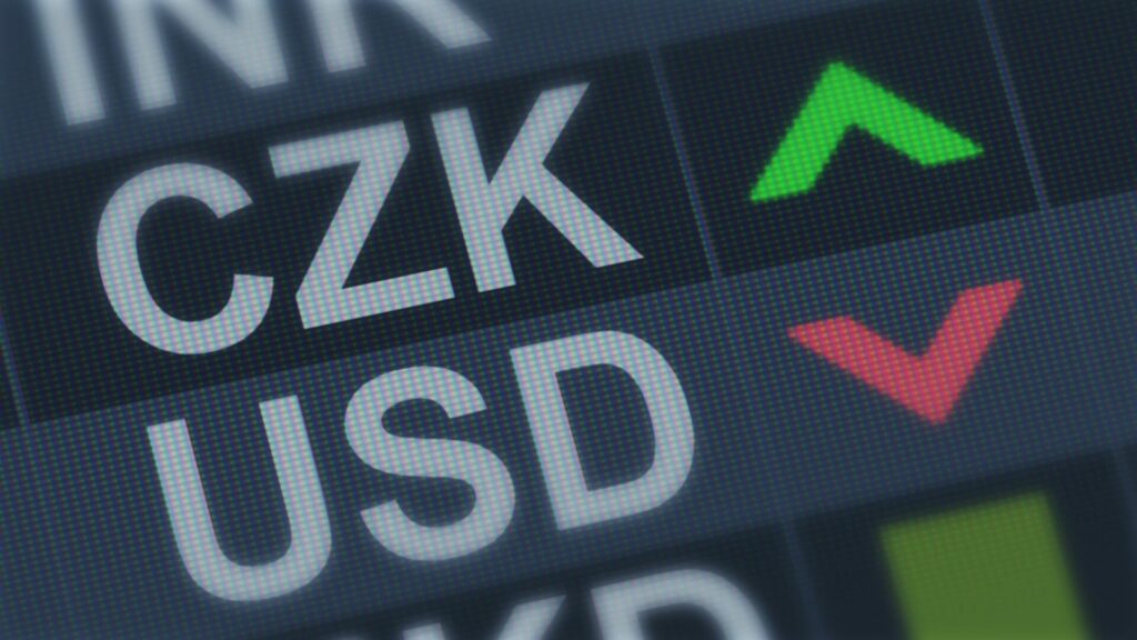 Česká měna má našlápnuto ke svému nejlepšímu pololetí vůči americkému dolaru za posledních sedmnáct let. Ilustrační foto: Depositphotos.com