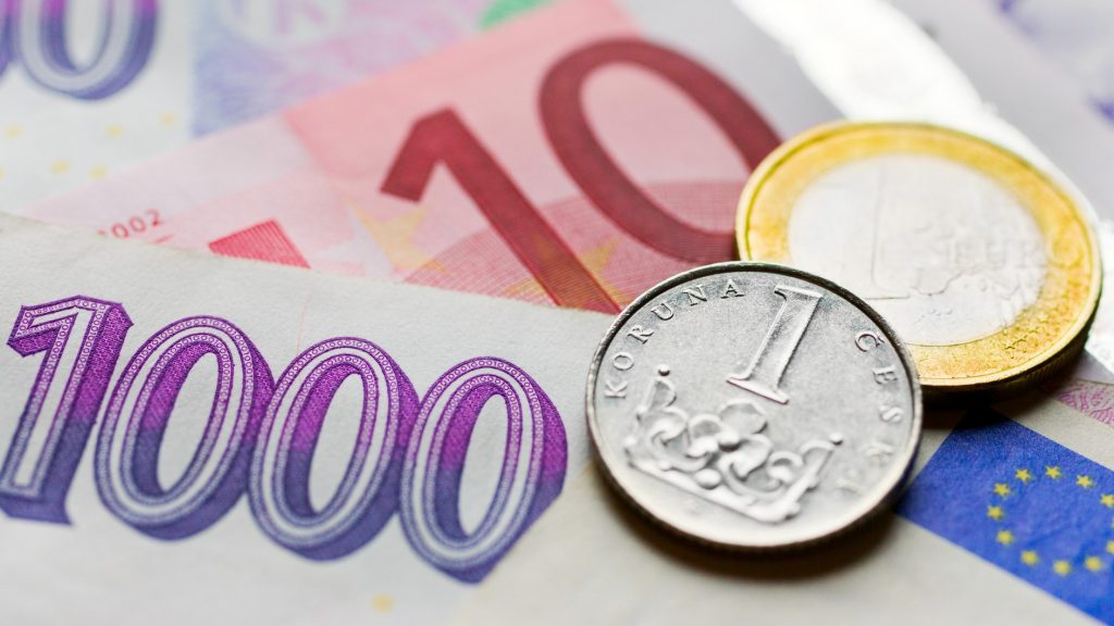 Silné euro na globálním trhu znamená i silnou korunu. Ilustrační foto: Depositphotos.com