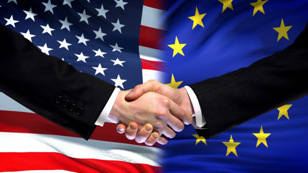 Nová obchodní dohoda mezi USA a EU není žádným důvodem k oslavám. Ilustrační foto: Depositphotos.com