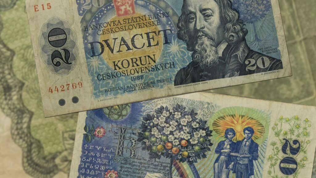 Československá dvacetikoruna by dnes měla hodnotu pouhých 2,50 Kč. Ilustrační foto: Depositphotos.com