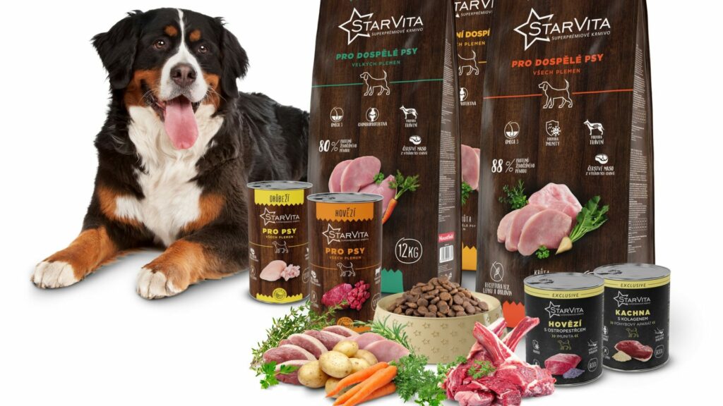 Řada produktů superprémiového krmení Starvita. Foto: Mountfield