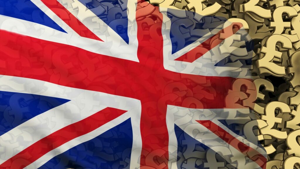 Dluhová situace Velké Británie se v dlouhodobém výhledu jeví jako neudržitelná, takže není divu, že věřitelé žádají za půjčku britské vládě na 30 let nejvyšší úrok za posledních 27 let. Ilustrační foto: Depositphotos.com