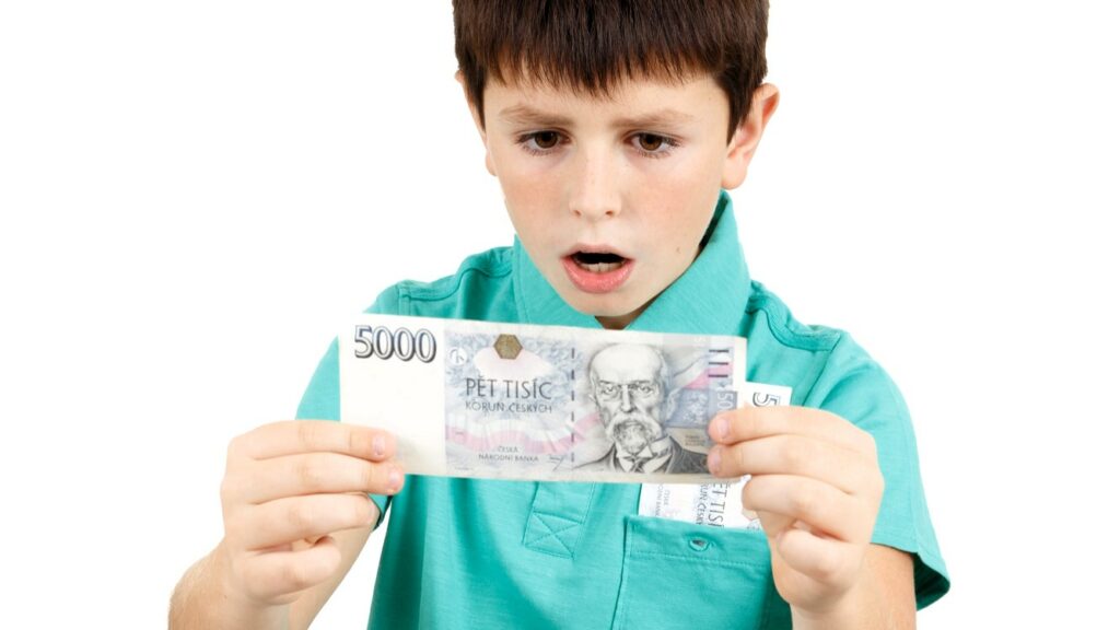 Je dobré naučit děti pracovat s penězi, aby si k nim vytvořily vztah a pochopily, jak peníze fungují. Ilustrační foto: Depositphotos.com
