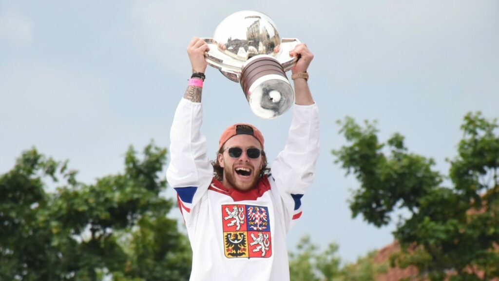 Hokej hraji od dětství a během kariéry jsem měl štěstí potkávat lidi, kteří mě inspirovali a pomáhali mi růst, říká David Pastrňák Autor: David Sedlecký – Vlastní dílo, CC BY-SA 4.0, https://commons.wikimedia.org/w/index.php?curid=149304240