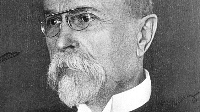 Tomáš Garrigue Masaryk na snímku z roku 1925. Autor: Neznámý – http://www.sil.si.edu/digitalcollections/hst/scientific-identity/fullsize/SIL14-M002-01a.jpg, Volné dílo, https://commons.wikimedia.org/w/index.php?curid=3526356