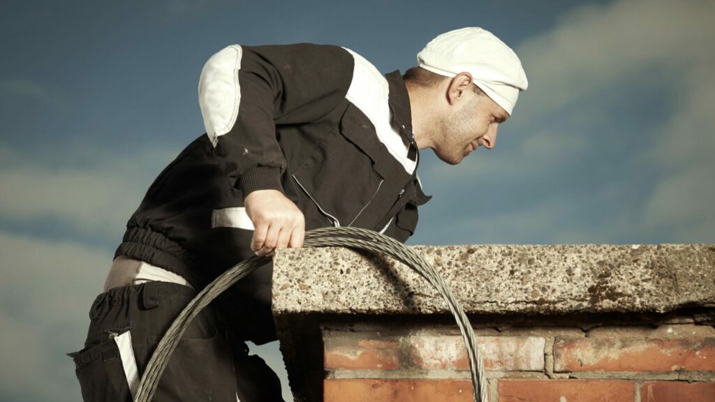 Ať už topíte plynem, dřevem nebo uhlím, je nutné nechat komín odborně vyčistit. Kominík by měl podle zákona provést kontrolu komína alespoň jednou ročně. Ilustrační foto: Depositphotos.com