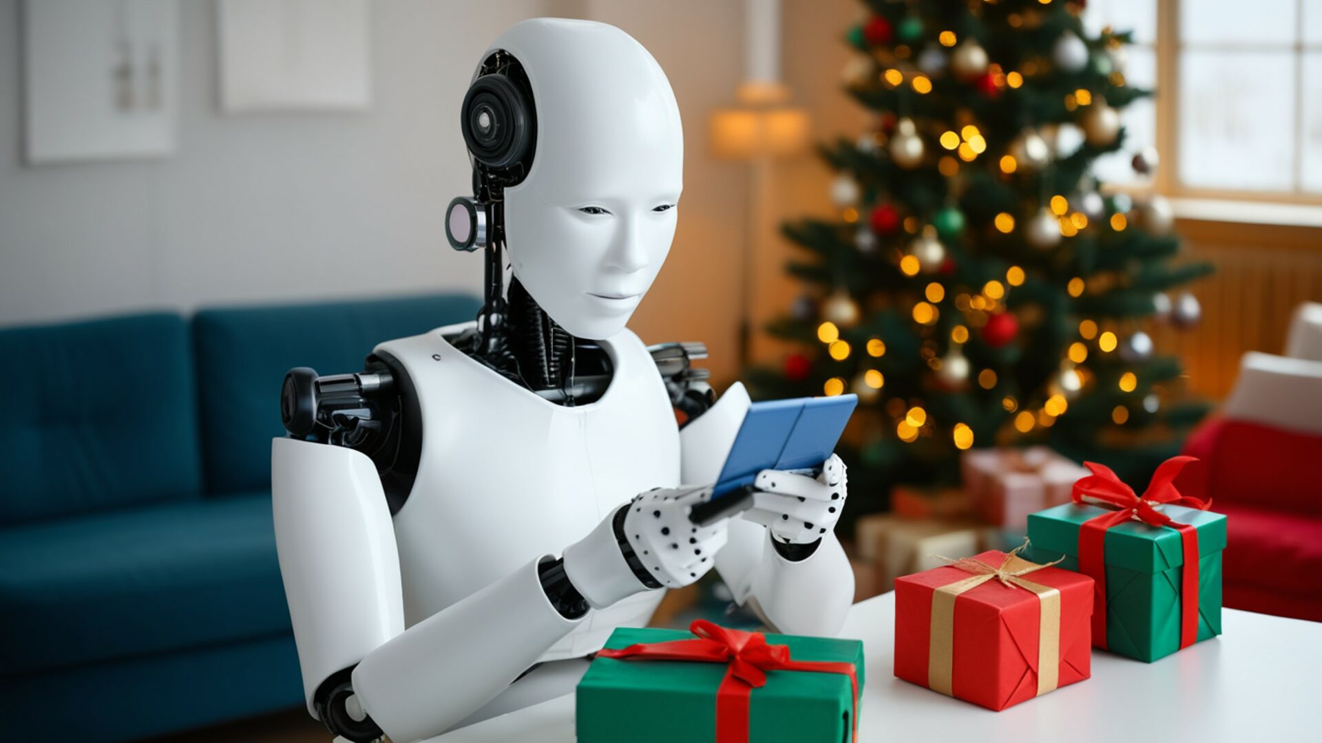 AI agenti budou letos řídit pětinu všech globálních vánočních nákupů. Ilustrační foto: Vygenerováno AI Depositphotos.com