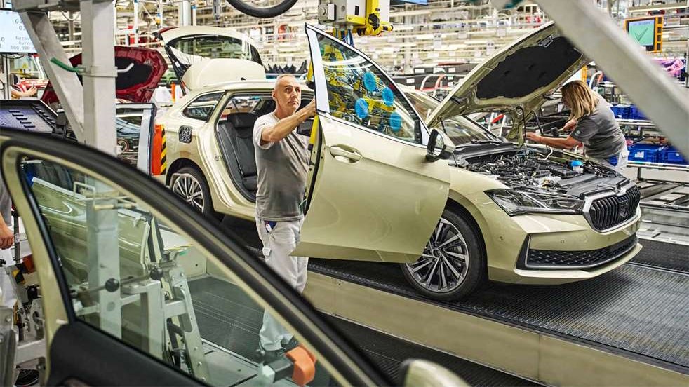 V posledních měsících dál narůstá produkce v segmentu automotive. Ilustrační foto: Škoda Auto