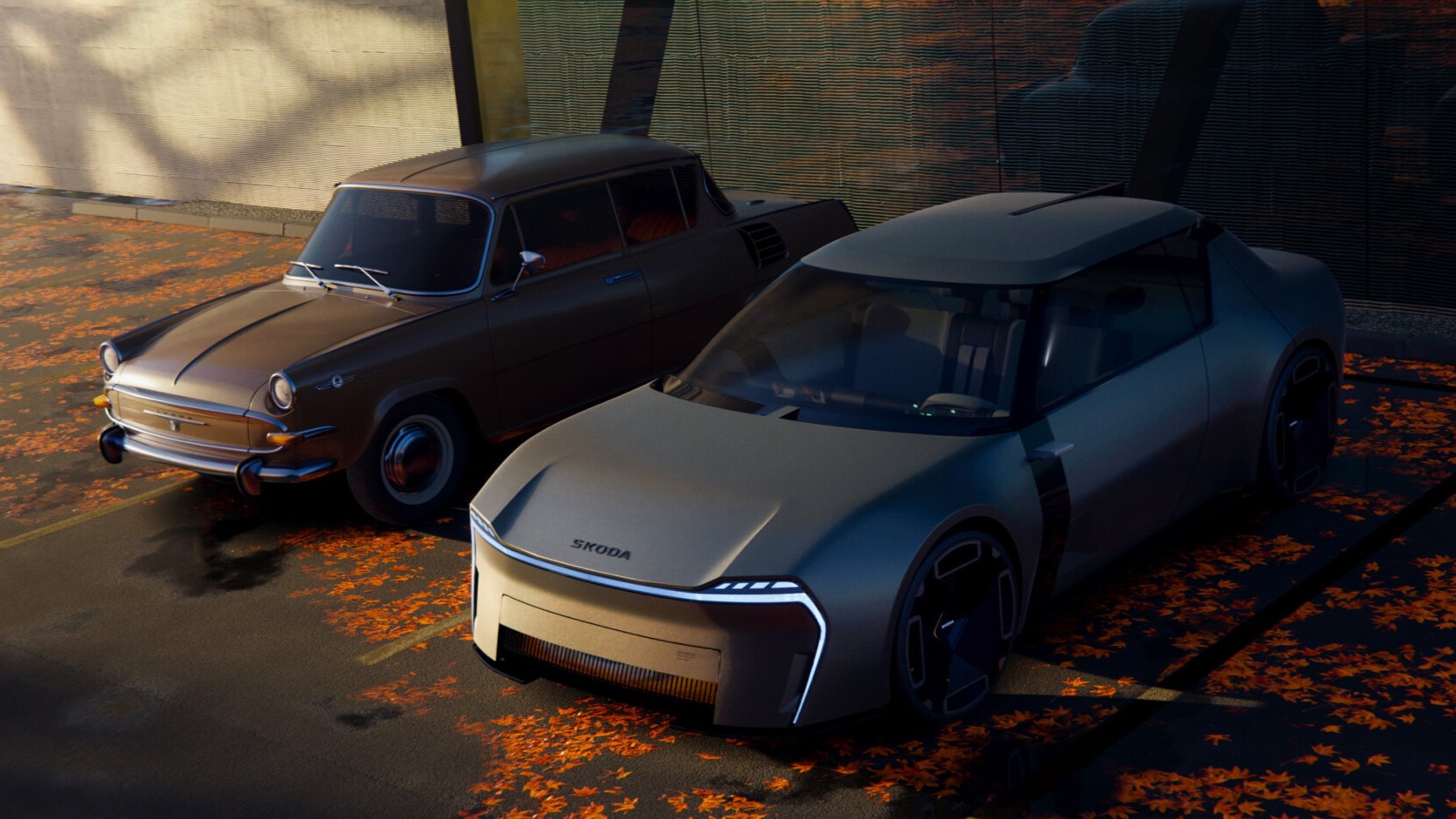 Vize a předloha. Zdroj: Škoda Auto