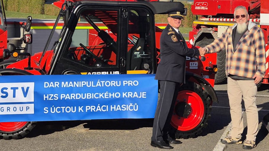 Speciální manipulátor pomůže hasičům výrazně zvýšit bezpečnost a rychlost zásahů v náročných podmínkách. Foto: STV GROUP