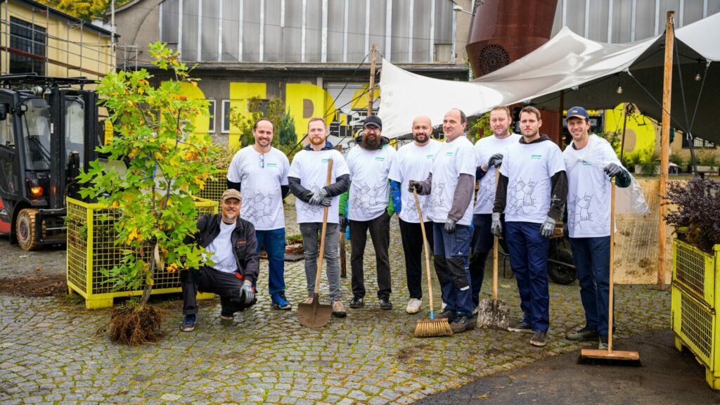 Necelá stovka zaměstnanců společnosti Doosan Škoda Power pomáhala ve 12 organizacích v Plzni a na Brněnsku. Foto: Doosan Škoda Power