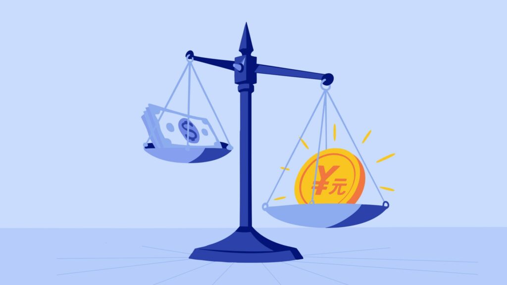 Zlatý jüan se stane druhou globální měnou, která sice nenahradí dolar, ale ukončí jeho monopol. Ilustrace: Saxo Bank, se souhlasem