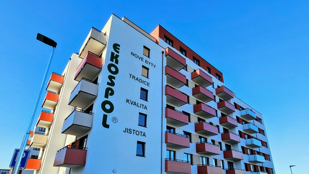 Právě dokončený bytový komplex Výhledy Barrandov II. Foto: faei.cz/Pavel Baroch