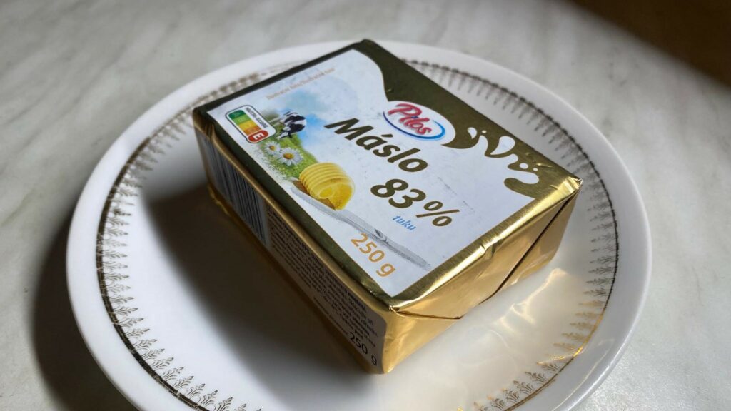 Ceny másla v prosinci meziročně klesly o 29,2 procenta. Ilustrační foto: Jitka Šustová