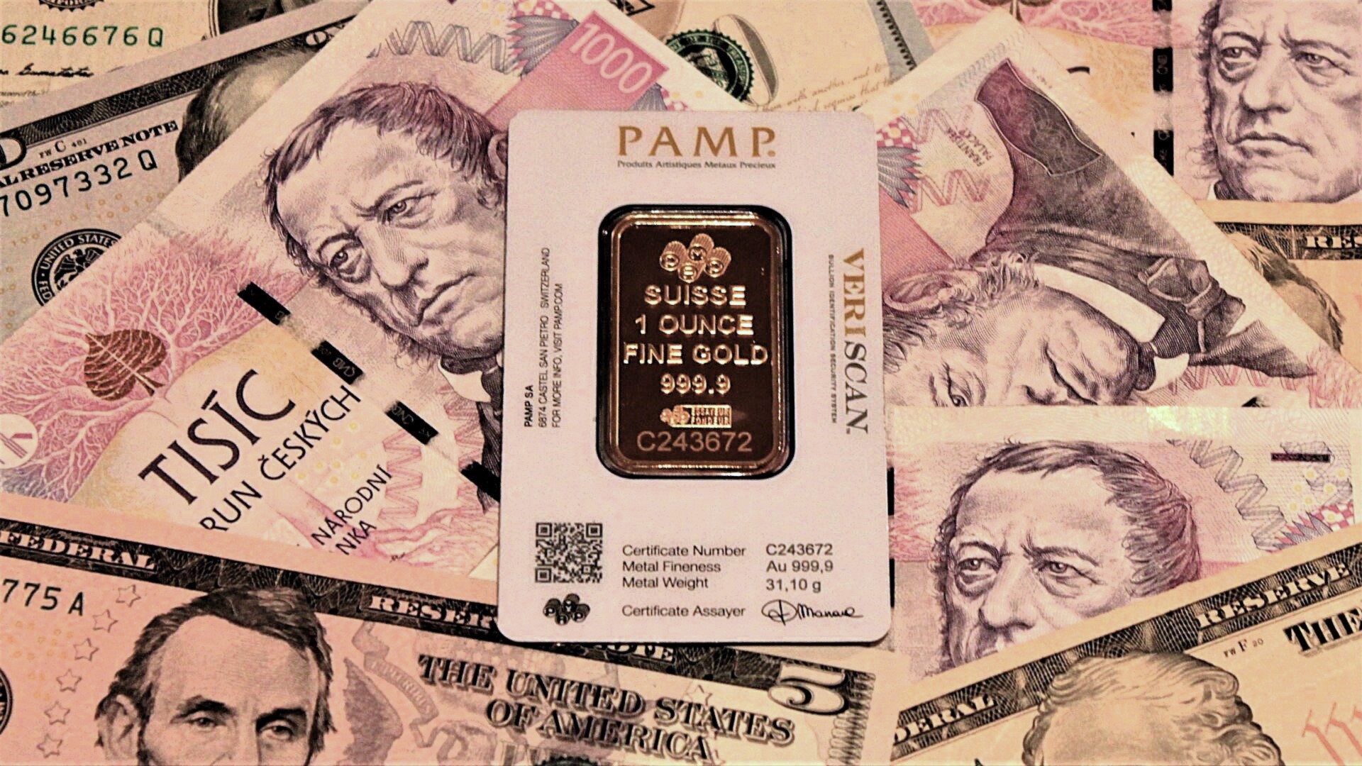 Cena jedné troyské unce zlata na českém trhu překročila v lednu sto tisíc korun. Ilustrační foto: Se souhlasem zlato.cz