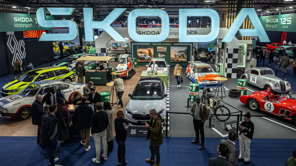 Jubilejní 50. ročník výstavy Rétromobile probíhal v pařížském Porte de Versailles od středy 28. ledna do neděle 1. února. Foto: Škoda Auto