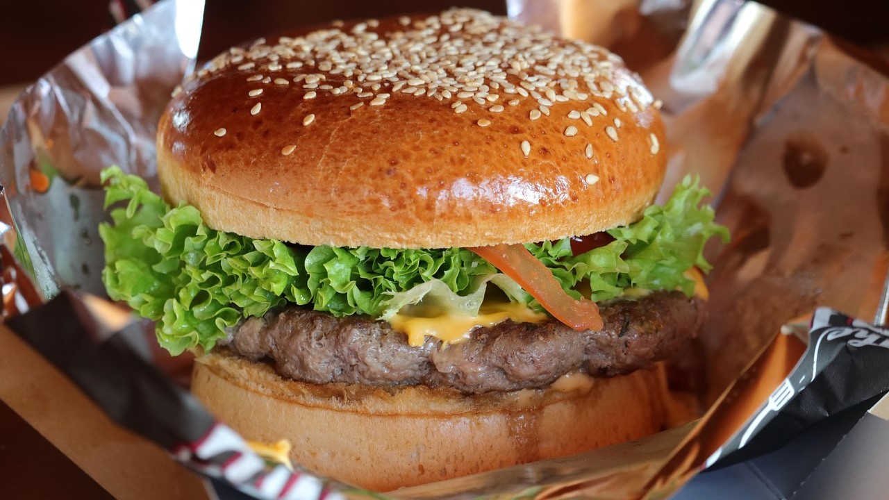 Hamburger se loni stal nejčastěji dováženým pokrmem do tuzemských domácností. Ilustrační foto: Pixabay.com