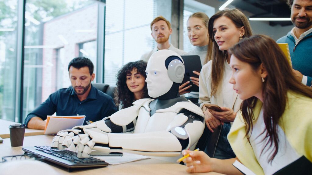 Vznik nových míst v sektoru IT a podnikových služeb v Česku zpomaluje, ale hodnota, kterou zaměstnanci dokáží vytvořit ve spolupráci s umělou inteligencí, roste. Ilustrační foto: Depositphotos.com