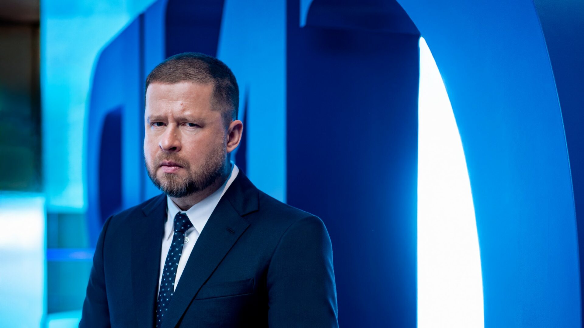 Guvernér ČNB Aleš Michl na tiskové konferenci vyzdvihl příznivou výchozí pozici tuzemské centrální banky a kladl důraz na vývoj jádrové inflace. Ilustrační foto: ČNB, se souhlasem